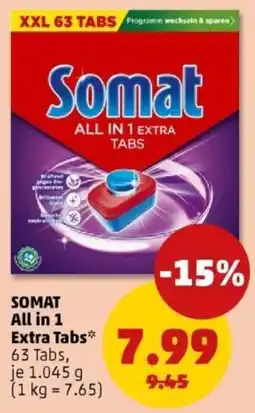 PENNY SOMAT All in 1 Extra Tabs Angebot