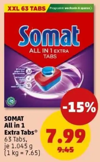 PENNY SOMAT All in 1 Extra Tabs Angebot