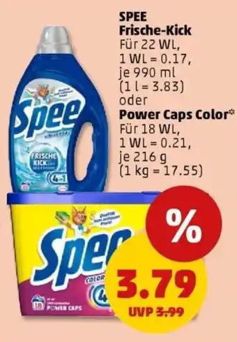 PENNY SPEE Frische Kick oder Power Caps Color Angebot