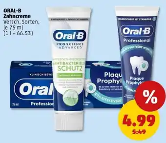 PENNY ORAL-B Zahncreme Angebot