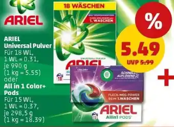 PENNY ARIEL Universal Pulver oder All in 1 Color+Pods Angebot
