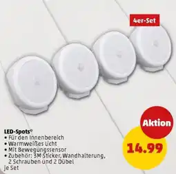 PENNY LED Spots 4er-Set Angebot
