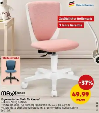 PENNY MAXX CHAIRS Ergonomischer Stuhl für Kinder Angebot