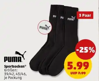 PENNY PUMA Sportsocken Angebot