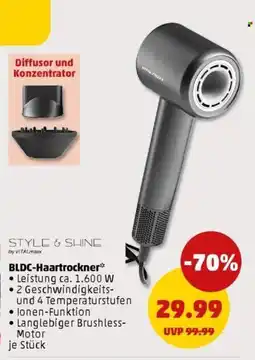 PENNY STYLE & SHINE BLDC Haartrockner Angebot