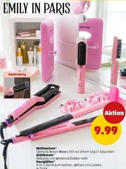 PENNY EMILY IN PARIS Welleneisen Glättbürste oder Haarglätter Angebot