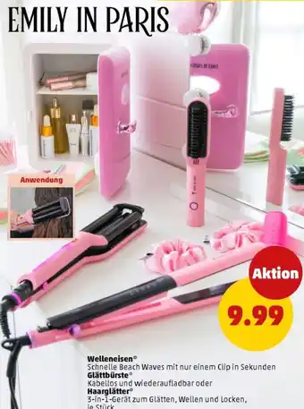 PENNY EMILY IN PARIS Welleneisen Glättbürste oder Haarglätter Angebot