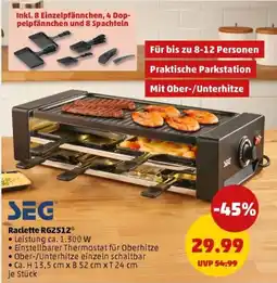 PENNY SEG Raclette Raclette RG2512* Angebot