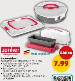PENNY zenker Backcontainer Angebot