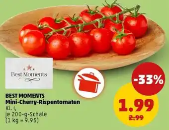 PENNY BEST MOMENTS Mini Cherry Rispentomaten Angebot