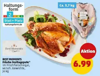 PENNY BEST MOMENTS Frische Festtagspute Angebot