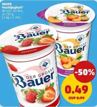 PENNY BAUER Fruchtjoghurt Angebot