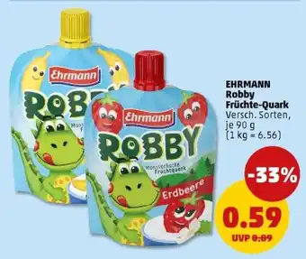 PENNY EHRMANN Robby Früchte Quark Angebot