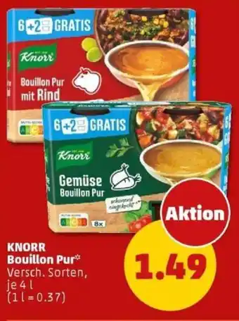 PENNY KNORR Bouillon Pur Angebot
