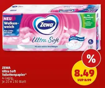 PENNY ZEWA Ultra Soft Toilettenpapier Angebot
