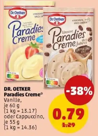 PENNY DR. OETKER Paradies Creme Angebot