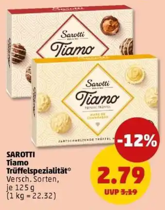 PENNY SAROTTI Tiamo Trüffelspezialität Angebot