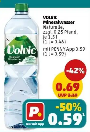 PENNY VOLVIC Mineralwasser Angebot