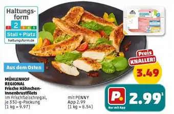 PENNY MÜHLENHOF REGIONAL Frische Hähnchen Innenbrustfilets Angebot