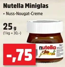 Thomas Philipps Nutella Miniglas Angebot