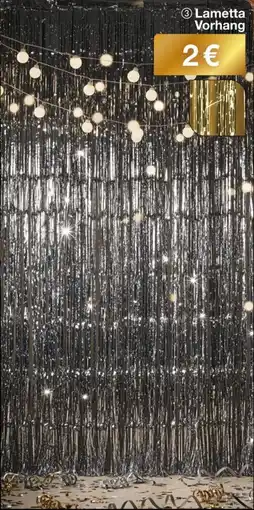 Woolworth Lametta. Vorhang Angebot