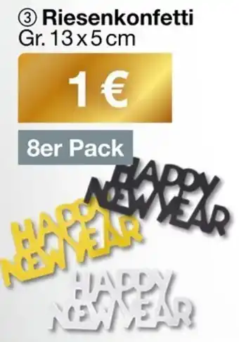 Woolworth Riesenkonfetti 8er Pack Angebot