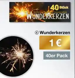 Woolworth Wunderkerzen 40er Pack Angebot