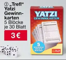 Woolworth ,,Trefl Yatzi Gewinnkarten Angebot
