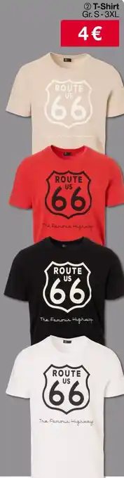 Woolworth ROUTE 66 T-Shirt Angebot