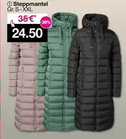 Woolworth Steppmantel Angebot