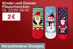 Woolworth Kinder und Damen Flauschsocken Angebot