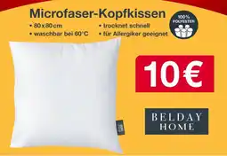 Woolworth Microfaser Kopfkissen BELDAY HOME Angebot