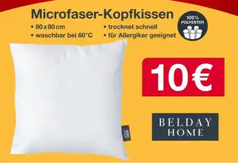 Woolworth Microfaser Kopfkissen BELDAY HOME Angebot