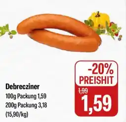 Feneberg METZGEREI FENEBERG Debrecziner Angebot