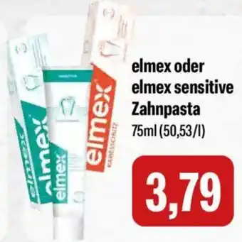 Feneberg elmex oder elmex sensitive Zahnpasta Angebot