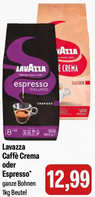 Feneberg Lavazza Caffè Crema oder Espresso Angebot