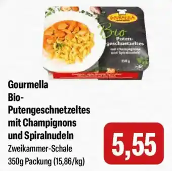 Feneberg Gourmella Bio Putengeschnetzeltes mit Champignons und Spiralnudeln Angebot
