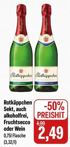 Feneberg Rotkäppchen Sekt, auch alkoholfrei, Fruchtsecco oder Wein Angebot