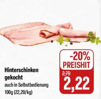 Feneberg METZGEREI FENEBERG Hinterschinken gekocht Angebot