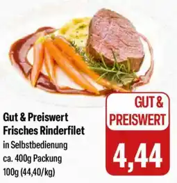 Feneberg Gut & Preiswert Frisches Rinderfilet Angebot