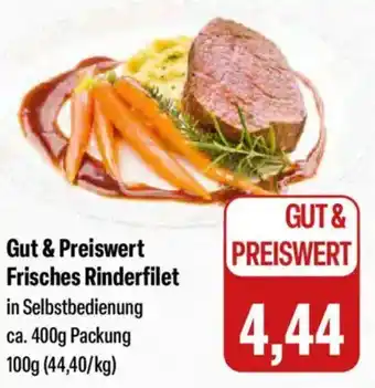Feneberg Gut & Preiswert Frisches Rinderfilet Angebot