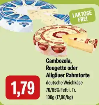 Feneberg Cambozola, Rougette oder Allgäuer Rahmtorte Angebot