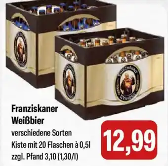 Feneberg Franziskaner Weißbier Angebot