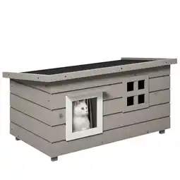 Netto Marken-Discount PawHut Katzenhaus Tannenholz Angebot