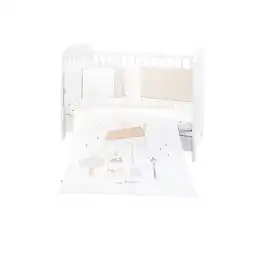 Netto Marken-Discount Kikkaboo Babybettwäsche My Teddy 6-teilig Decke 135 x 95 cm Kissen 45 x 35 cm weiß Angebot