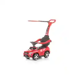 Netto Marken-Discount Chipolino Rutscher Mercedes Benz GL63 AMG 3 in 1, Schubstange, Ledersitz, Dach rot Angebot