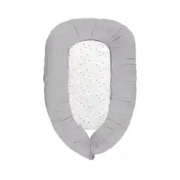 Netto Marken-Discount Kikkaboo Baby-Lagerungskissen 3 in 1 Nestchen Stillkissen 100 x 65 cm Baumwolle hellgrau Angebot