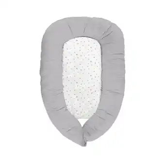 Netto Marken-Discount Kikkaboo Baby-Lagerungskissen 3 in 1 Nestchen Stillkissen 100 x 65 cm Baumwolle hellgrau Angebot