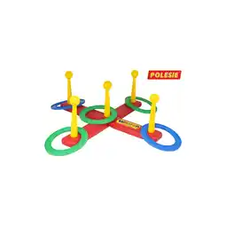 Netto Marken-Discount Polesie Kinder Ringwurfspiel 41388, Geschicklichkeitsspiel, für drin und draußen rot Angebot