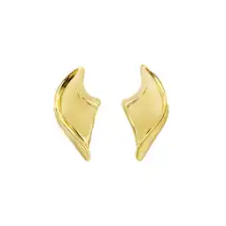 Netto Marken-Discount LEIS Ohrstecker 925 Sterling Silber vergoldet Glänzend Angebot